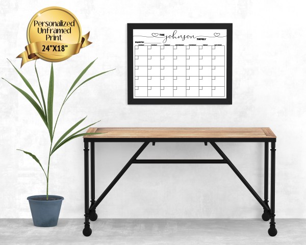 personalized calendar product image