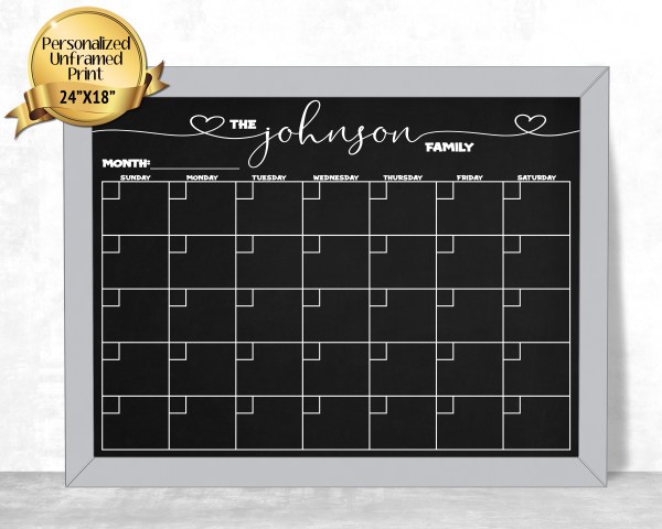 personalized calendar product image