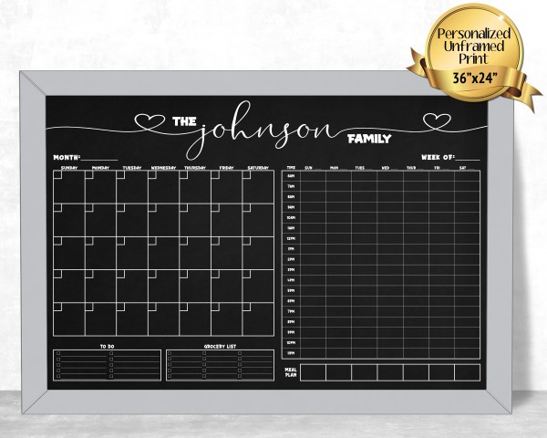 personalized calendar product image