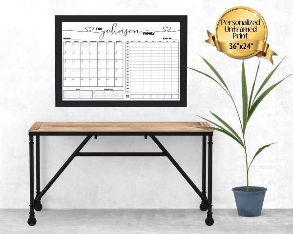 personalized calendar product image