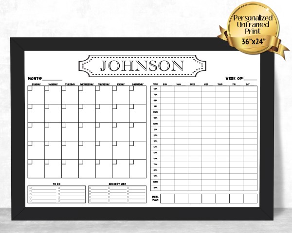 personalized calendar product image
