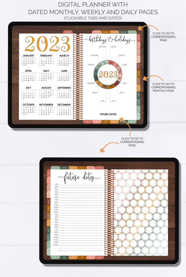 yearly digital planner