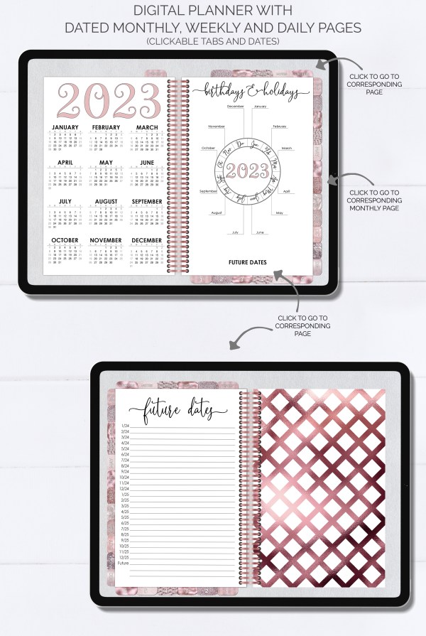 yearly digital planner