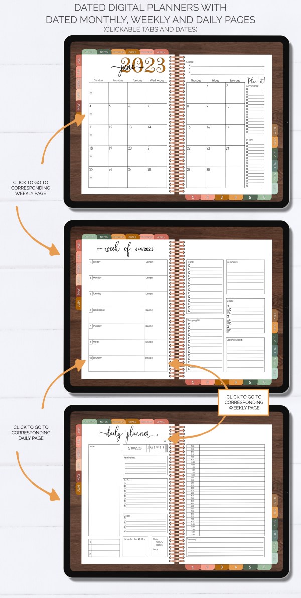 yearly digital planner