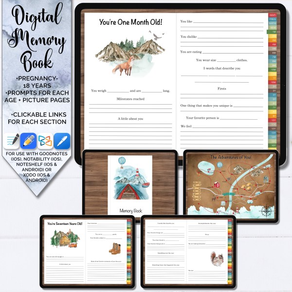 digital memory book product image