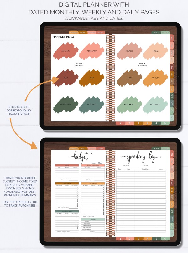 yearly digital planner