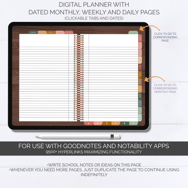 yearly digital planner