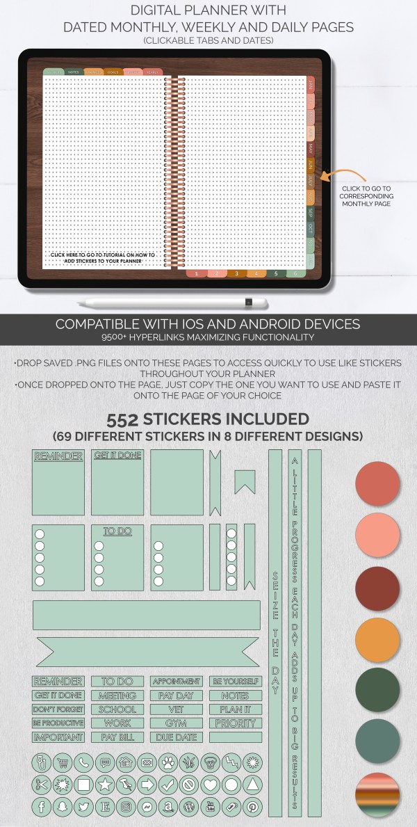 yearly digital planner