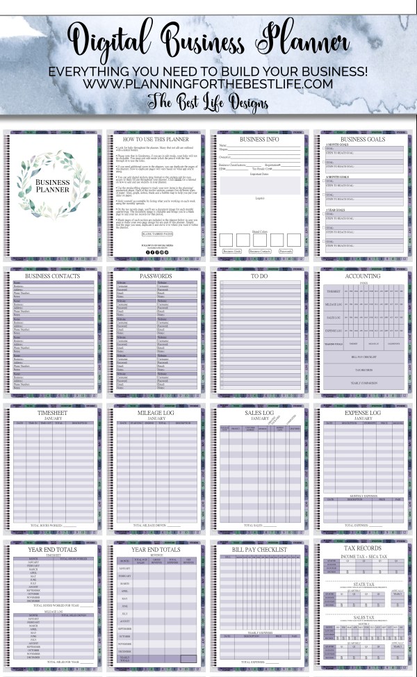 digital business planner