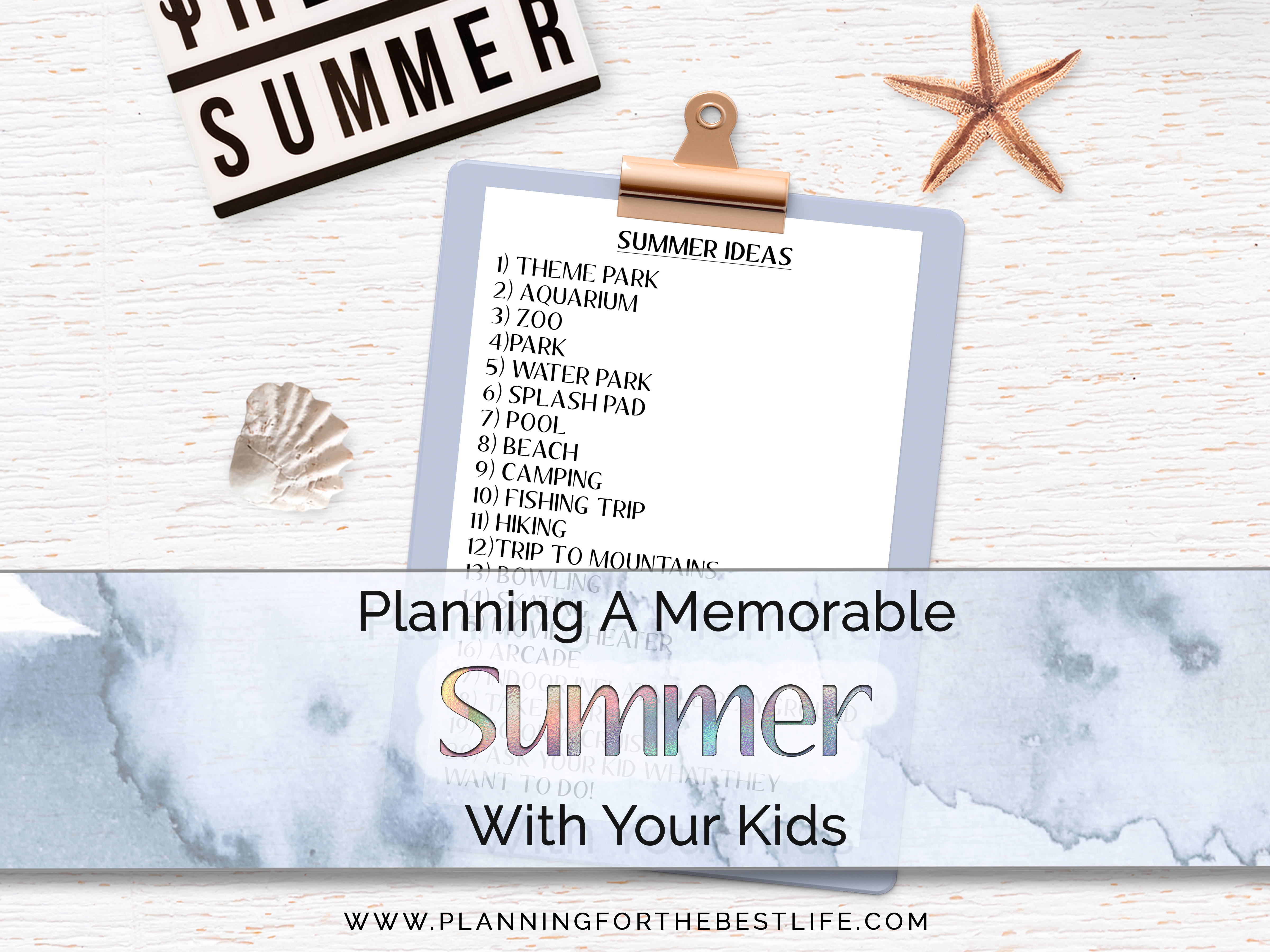 Activities To Do With Kids During Summer Break