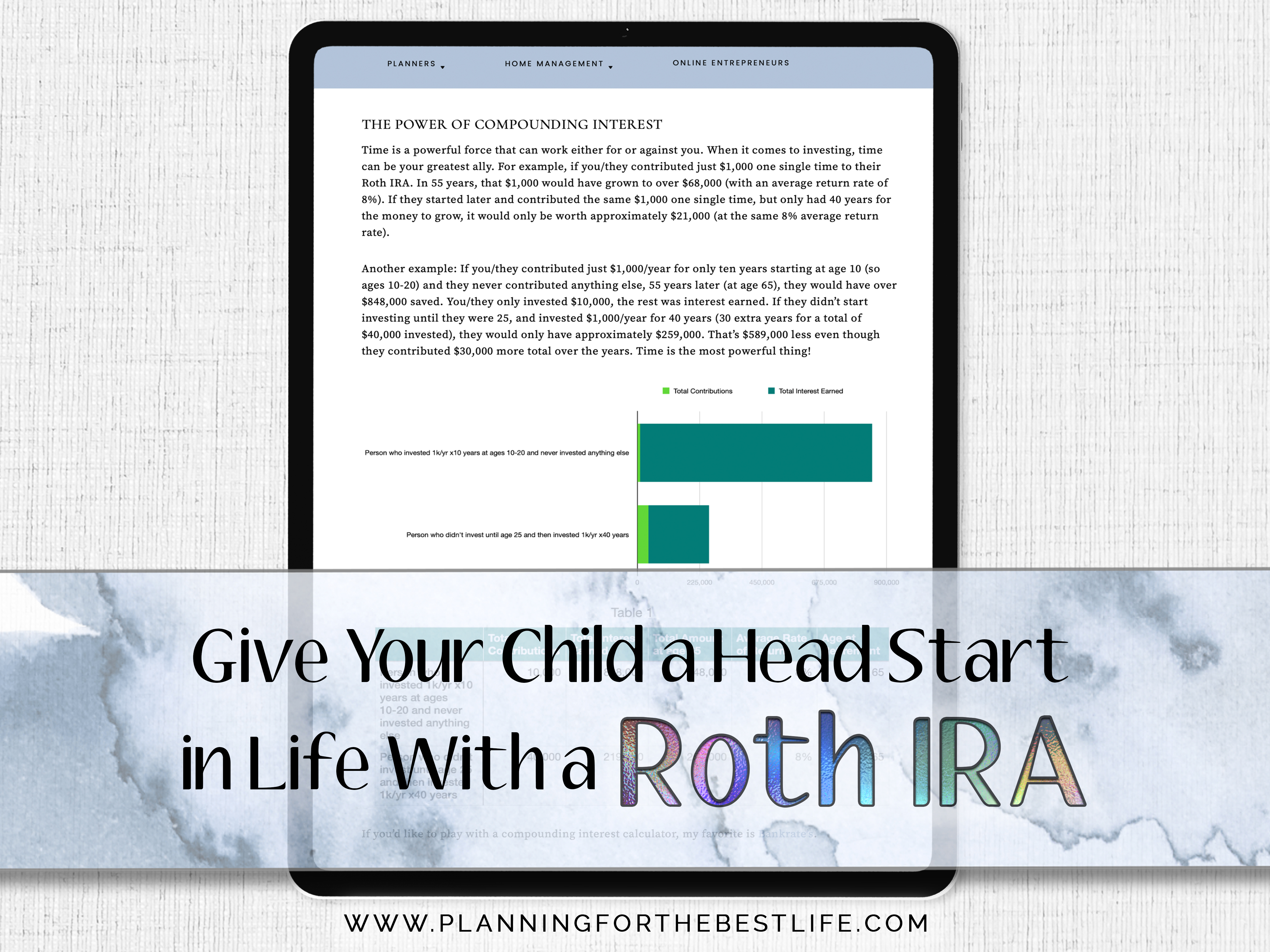 Give Your Child a Head Start in Life With a Roth IRA